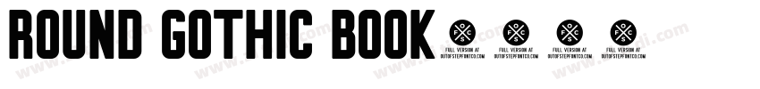 Round Gothic Book字体转换